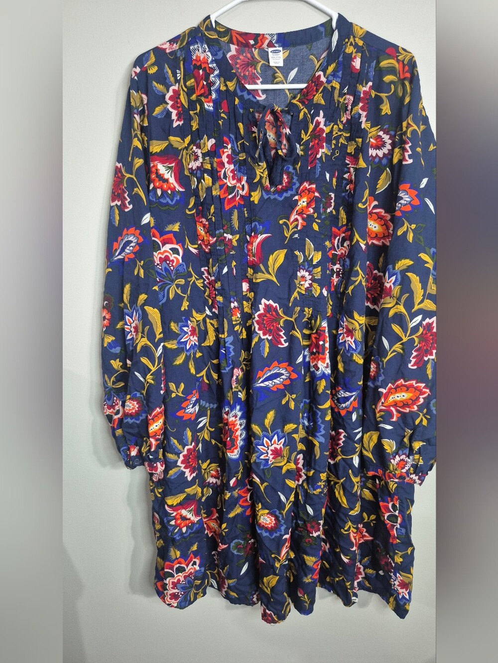 Floral Tie-Neck Old Navy Women's Dress Size XXL